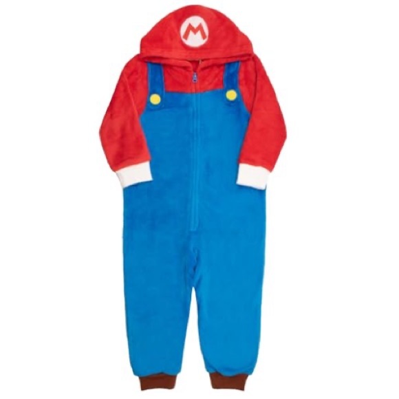 Nintendo Super Mario Brothers Boys Long Sleeve Onesie Halloween and cosplay 4t - Picture 3 of 7